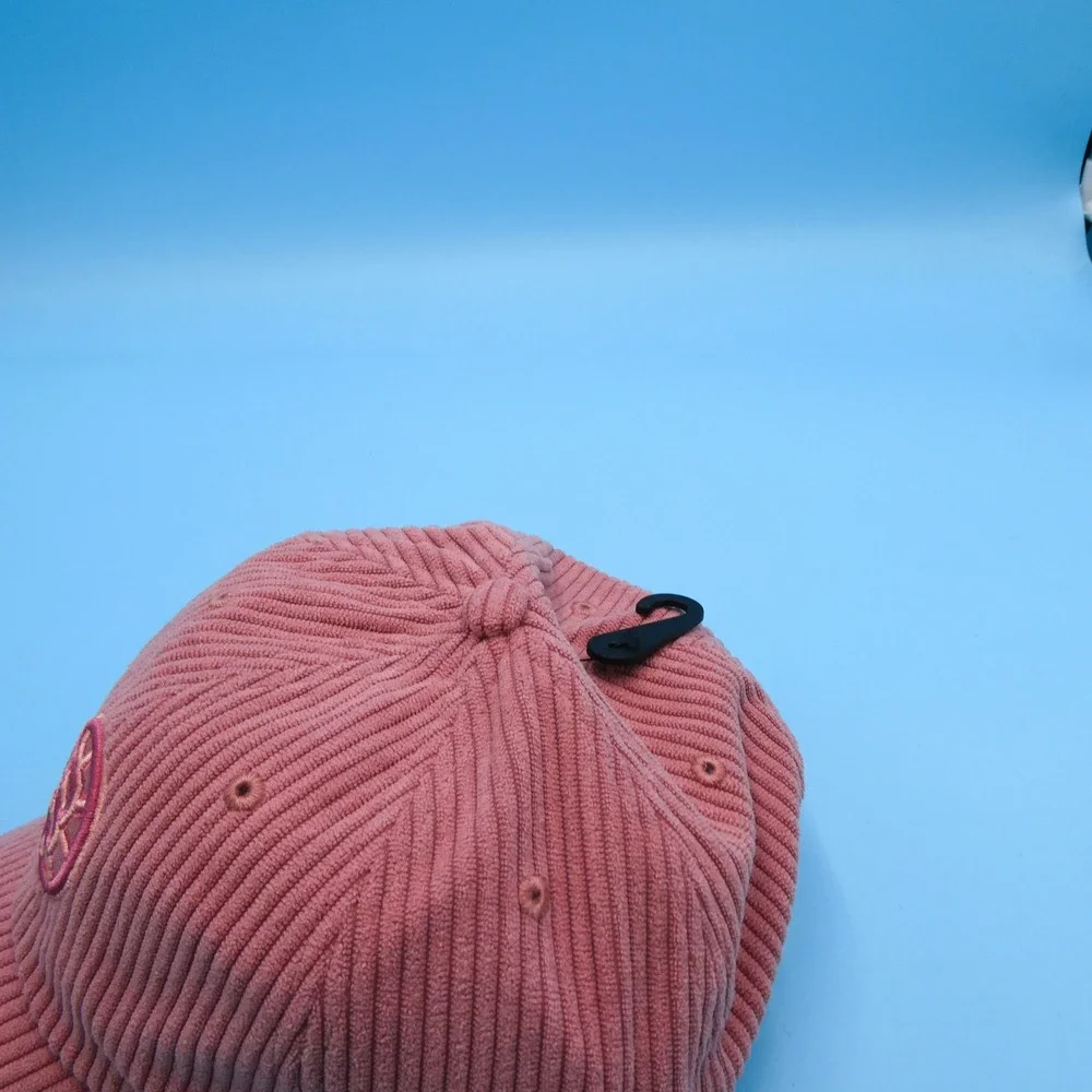 '47 Brand Hat Women One Size Boston Bruins Pink Corduroy‎ Mellow Clean Up Cap